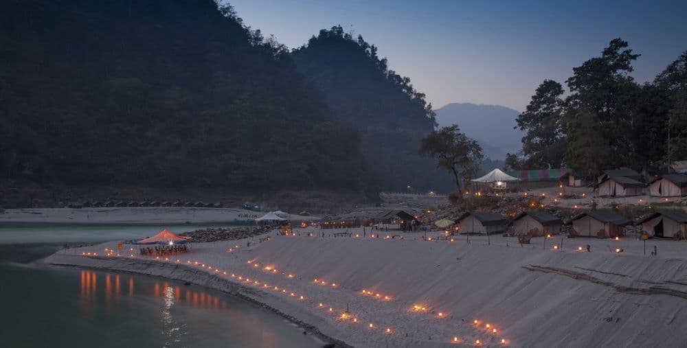 Camping in Byasi, Rishikesh